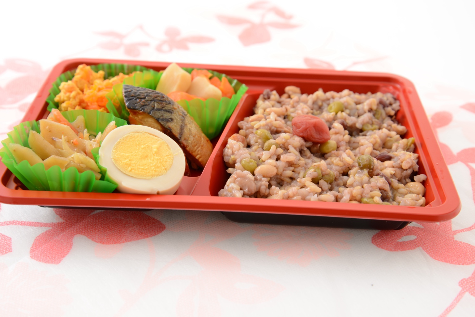 結び玄米を使った弁当イメージ